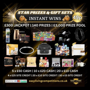 Star Prizes and Gift Sets Instant Wins