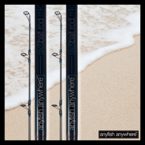 2x Anyfish Anywhere Six & Bait MK2 Rods 13ft (Cash Alt. £325)