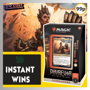 MTG: Phryexia Rebellion Rising Commander Deck + 10 Instant Wins