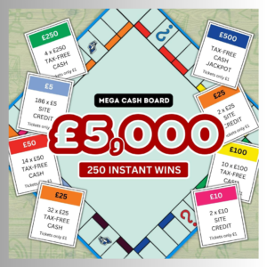 250 Instant Wins + £500 Jackpot