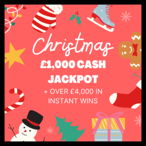 £1,000 Cash Jackpot + Over £4,000 in Instant Wins