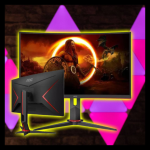 AOC 27” Curved WLED Gaming Monitor (Auto Draw) (Cash Alt. £160)