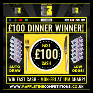 Tuesday £100 Dinner Winner