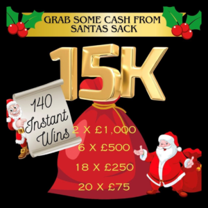 £15,000 Instant Wins