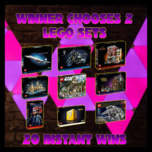 Choice of 2 LEGO Sets - 20 Instant Wins (Cash Alt. £320)