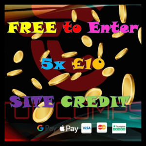 FREE To Enter 5x £10 Site Credit