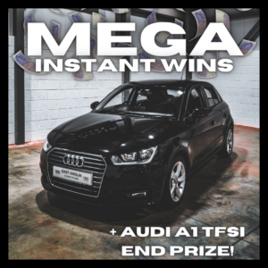 Mega Instant Wins + Audi A1 Sportback TFSI End Prize (Cash Alt. £8,000)