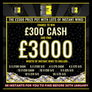 £3300 Instant Win