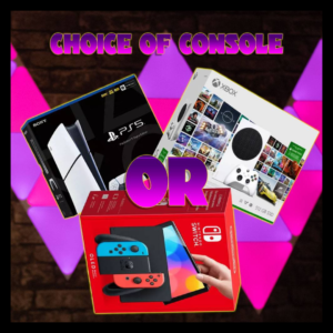 Choice of Console (Auto Draw) (Cash Alt. £248)