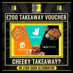 £200 Takeaway Voucher (Cash Alt. £150)