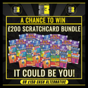 £200 Scratchcard Bundle (Cash Alt. £150)