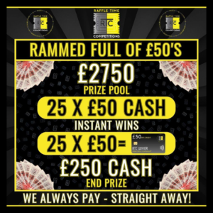 Rammed full of £50’s
