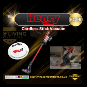 Henry Quick Cordless Stick Vacuum