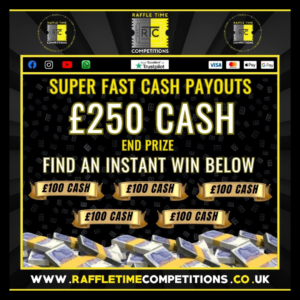 £100 Instant Win Finder + £250 end Prize