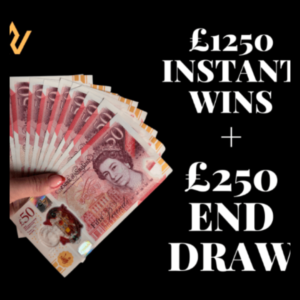 £1250 INSTANT WINS £250 END DRAW