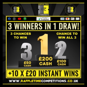 3 Winners in 1 + Instant Wins