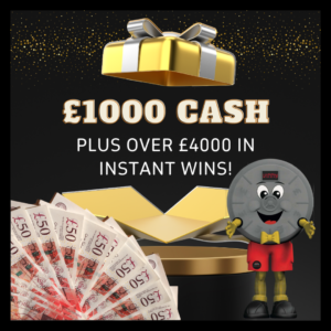 £1,000 Cash Jackpot + Over £4,000 In Instant Wins