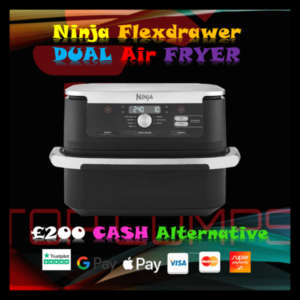 Ninja Flexidraw Dual Air Fryer or £200