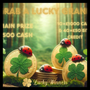 THE LUCKY’S £1000 GRAB INSTANT WINS COMPETITION
