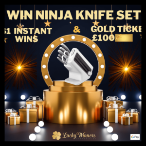 WIN NINJA KNIFE SET INSTANT WINS COMPETITION  (Cash Alt. £150)