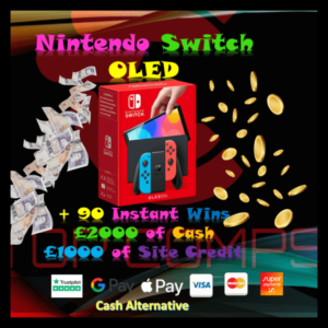 Nintendo OLED Console + 90 x Instants £2000 Cash & £1000 Site Credit