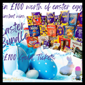 WIN £100 WORTH OF EASTER EGGS BUNDLE INSTANT WINS COMPETITION