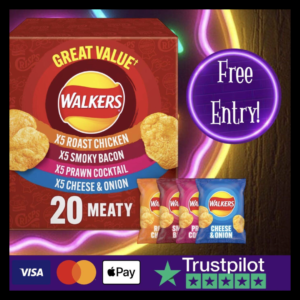 Free Entry Crisps!