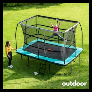 Jump Power Elite 12x8ft Trampoline & Enclosure (Cash Alt. £200)