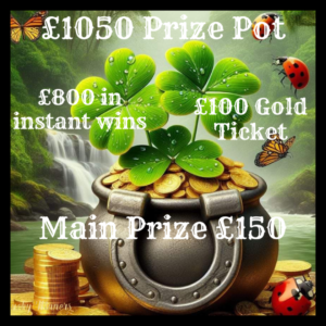 83X INSTANT WINS COMPETITION + £150 CASH MAIN PRIZE FOR JUST 19P + £100 GOLD TICKET