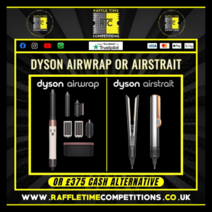 Dyson Airwrap OR Dyson Airstrait (Cash Alt. £375)