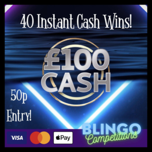 £100 + 40 Cash Wins!