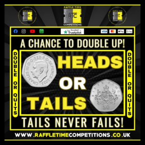 Heads or Tails – 1 in 2 chance