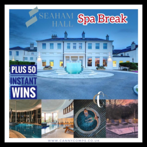 SEAHAM HALL SPA BREAK or CASH