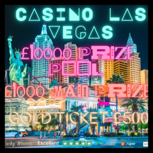 £10000 CASINO LAS VEGAS 450X INSTANT WINS COMPETITION FOR JUST 99P