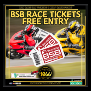 WIN BRITISH SUPERBIKES – 2X RACE TICKETS – FREE TO ENTER
