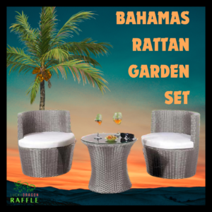 Bahamas Rattan Garden Set with Cover