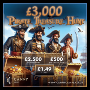 £3000 Pirates Treasure Hunt