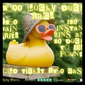 £2500 DUCK RACE INSTANT WINS COMPETITION FOR JUST 99P
