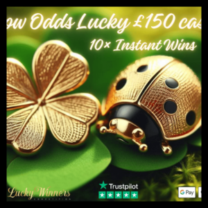 WIN £150 TAX FREE CASH LOW ODDS + 10X INSTANT WINS COMPETITION FOR JUST £1.99