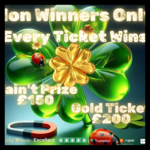 (READ DESCRIPTION PLEASE) NON WINNERS ONLY EVERY TICKET WINS LOW ODDS FOR JUST £1.99