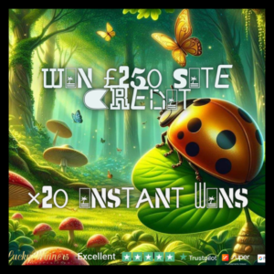 WIN £250 SITE CREDIT + 20X INSTANT WINS FOR JUST £1.99