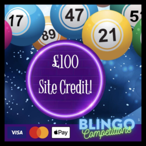 Bingo £100 Site Credit!