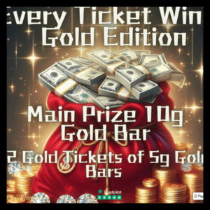 EVERY TICKET WINS GOLD MINE COMPETITION FOR £4.99
