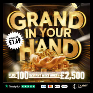 WIN A GRAND IN YOUR HAND