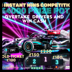FORMULA ONE INSTANT WINS COMPETITION FOR JUST 69P