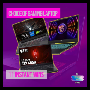 CHOICE OF GAMING LAPTOP