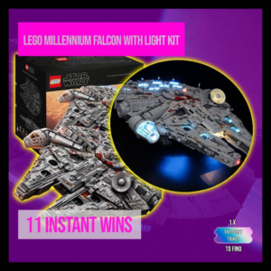 LEGO UCS MILLENNIUM FALCON WITH LIGHT KIT (AUTO DRAW)