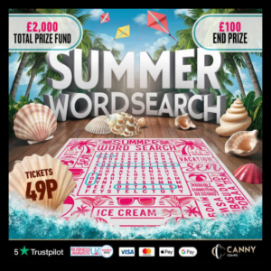 £2000 SUMMER WORDSEARCH