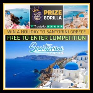 WIN A FREE HOLIDAY TO SANTORINI
