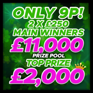 MEGA INSTANT WINS FOR ONLY 9P